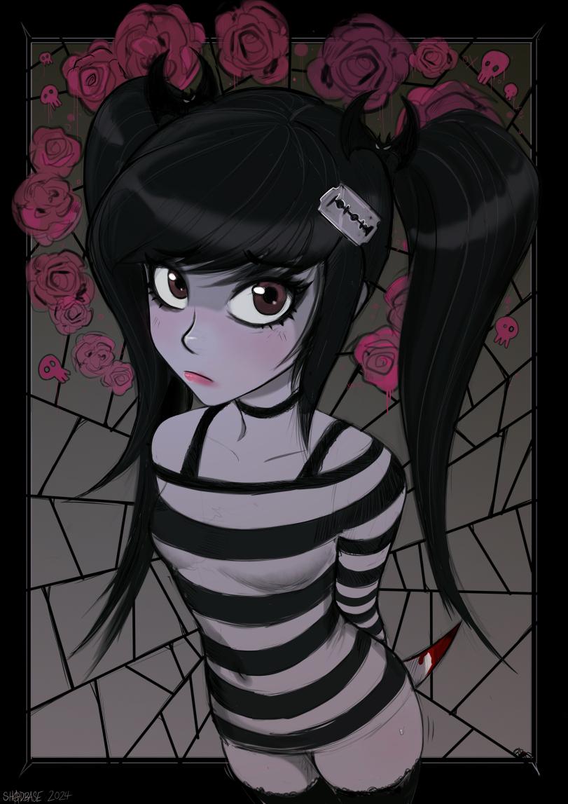 Shädman,TheRealShadman, Shädbase,artist,Goth Girl,art девушка,art,арт,,artist,Goth Girl,art girl,art