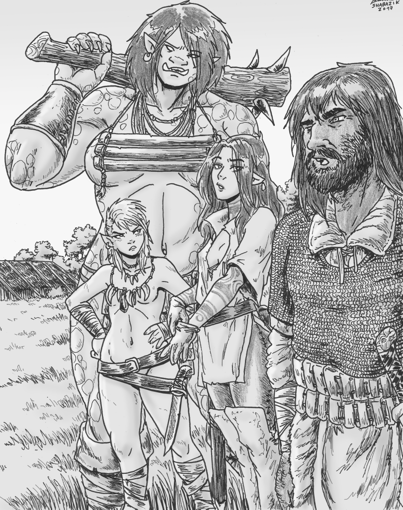 Shabazik,artist,giantess,size difference, giant girl,giant,troll girl,troll,Fantasy race,Aiers (setting),Fantasy,Fantasy art,art,арт,Monster Girl,Monster Musume, Mamono Musume, monmusu,арт барышня,арт девушка, art барышня, art girl,size difference,Elf,Эльф,Goblin,Гоблин,Drow,Дроу,elf