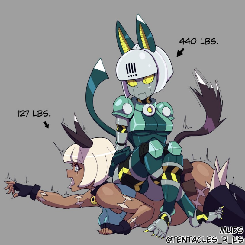 Skullgirls,Игры,ms. fortune (skullgirls),Robo-Fortune,muds,artist