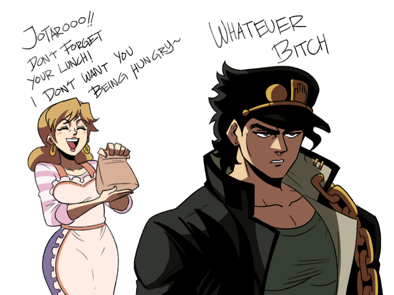 TinaFate1,Tuna Fat,artist,JoJo's Bizarre Adventure,JoJo,Anime,Аниме,фэндомы,Jotaro Kujo,Holly Kujo,Joseph Joestar,Kuujou Jolyne,Star Platinum,Anime Комиксы,комиксы без перевода,Anime Unsorted