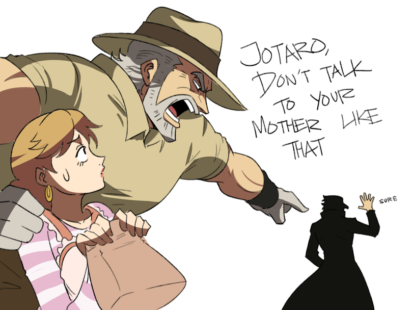 ﻿OoTf^A 'P’ón't MKE “Ш,TinaFate1,Tuna Fat,artist,JoJo's Bizarre Adventure,JoJo,Anime,Аниме,фэндомы,Jotaro Kujo,Holly Kujo,Joseph Joestar,Kuujou Jolyne,Star Platinum,Anime Комиксы,комиксы без перевода,Anime Unsorted