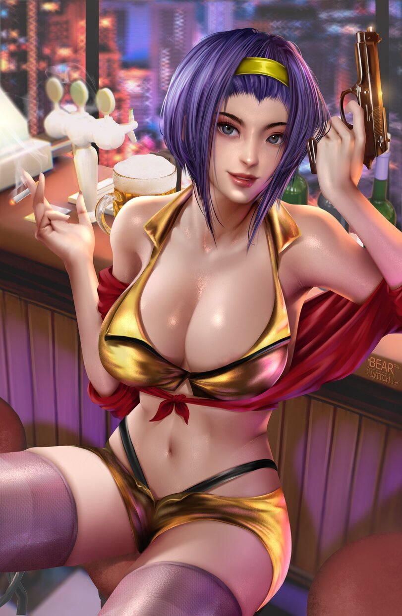 Witchzz BearWitch,Bear-Witch, BearWitch,artist,Faye Valentine,Cowboy Bebop,Anime OldSchool,Anime,Аниме,фэндомы,Witchzz BearWitch,artist,Faye Valentine,Cowboy Bebop,anime oldschool,Anime,fandoms,Anime Unsorted,Anime Unsorted