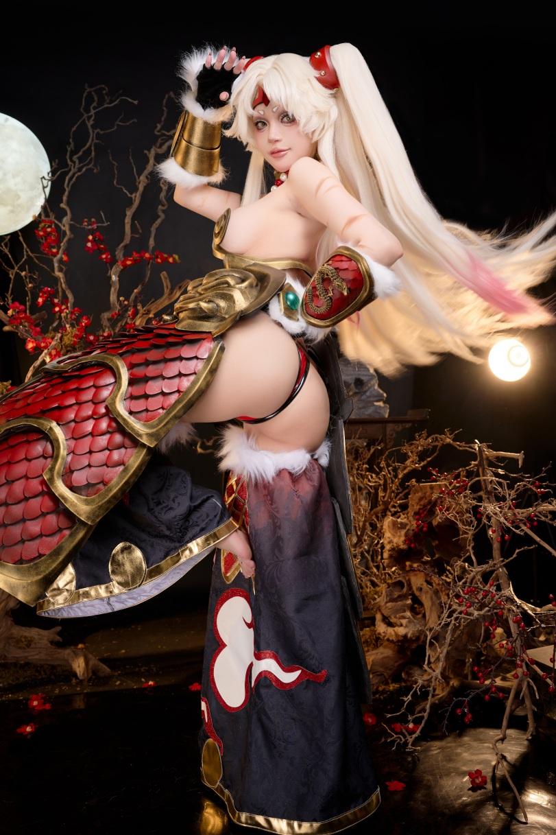 ZinieQ,Азиатка,ero cosplay,косплей,Black Myth Wukong,Игры,Pasties,длиннопост,ZinieQ,,ero cosplay,cosplay,black myth: wukong,games,pasties,