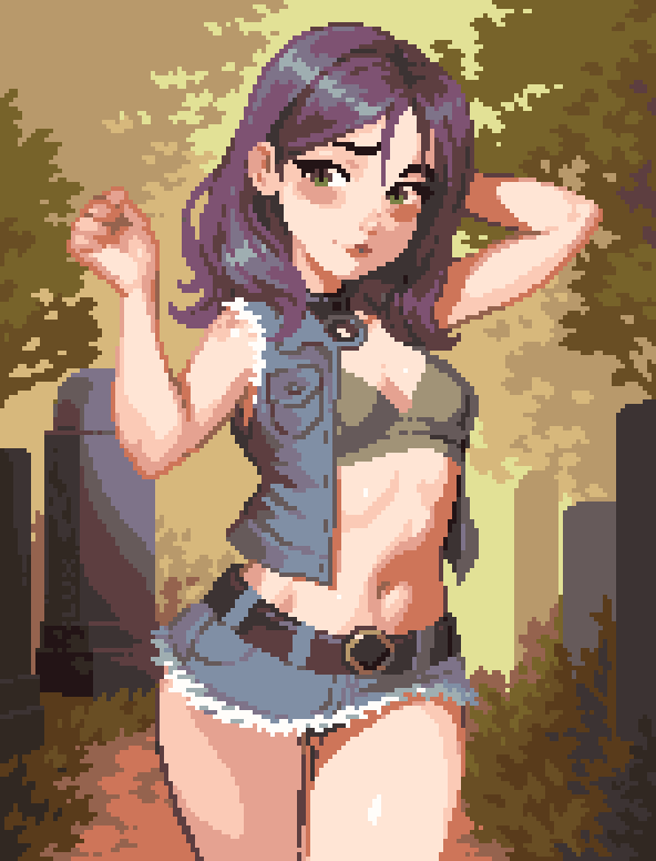 abigail (stardew valley),Stardew Valley,Игры,Pixel Ero,Игровая эротика,thisislux,Pixel Art,Пиксель Арт, Пиксель-Арт