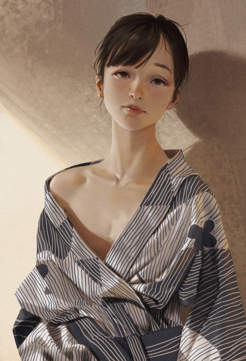 art девушка,art,арт,длиннопост,Rui Li,Fangogogo,artist