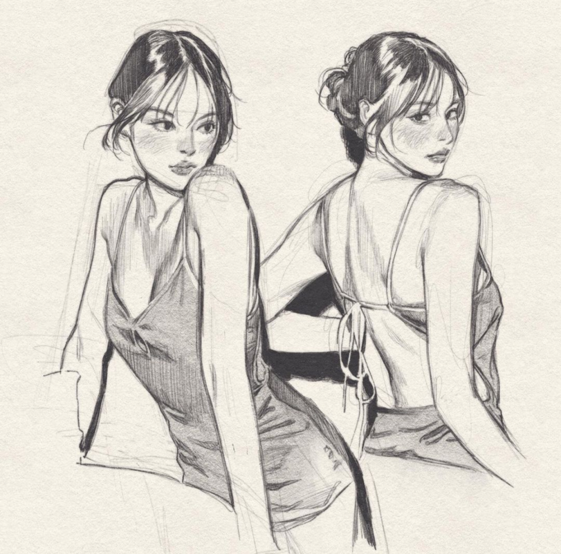 art девушка,art,арт,карандашный рисунок,OAOI Art,artist