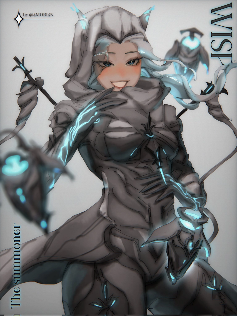 ﻿I by @4MORl4N,dagath (warframe),Yareli (Warframe),Ярели ,Warframe,Игры,Valkyr (Warframe),Valkyr Prime, Валькирия ,Wisp (Warframe),Висп,4MORI4N,artist,удалённое