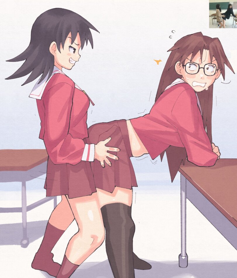 inkuusan,Azumanga Daioh,Адзуманга Дайо,Anime,Аниме,фэндомы,Mizuhara Koyomi,Коёми Мидзухара,Takino Tomo,Томо Такино,Anime Unsorted