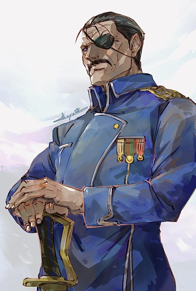 king bradley,Fullmetal Alchemist,Full Metal Alchemist, Стальной алхимик, Цельнометаллический алхимик,Anime,Аниме,Аниме без Няш,Anime без Няш,king bradley,Fullmetal Alchemist,Anime,fandoms,Anime Unsorted,Anime Unsorted