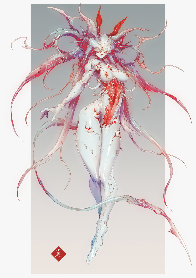 mabo9317,artist,Multiple Eyes,Cephalopod Girl,Monster Girl,Monster Musume, Mamono Musume, monmusu,арт барышня,арт девушка, art барышня, art girl,art,арт,Мрачное эро,Мрачные картинки,mabo9317,artist,multiple eyes,Cephalopod Girl,Monster Girl,art girl,art,dark ero,dark pictures