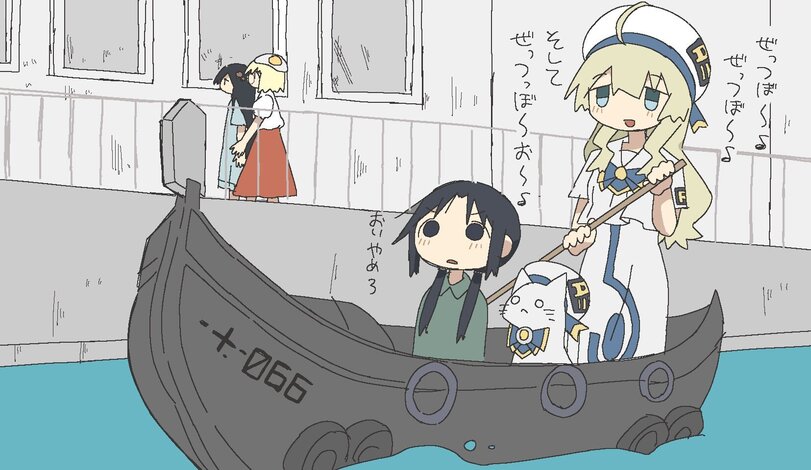 megaropa,Shoujo Shuumatsu Ryokou,Girls' Last Tour, Девушки в последнем путешествии,Anime,Аниме,фэндомы,aria,Shimeji Simulation,Симуляция Симэдзи,Chito (Shoujo Shuumatsu Ryokou),Тито,Yuuri (Shoujo Shuumatsu Ryokou),Юри,Tsukushima Shijima,Yamashita Majime,Мадзимэ Ямасита,crossover,crossdress,aria the