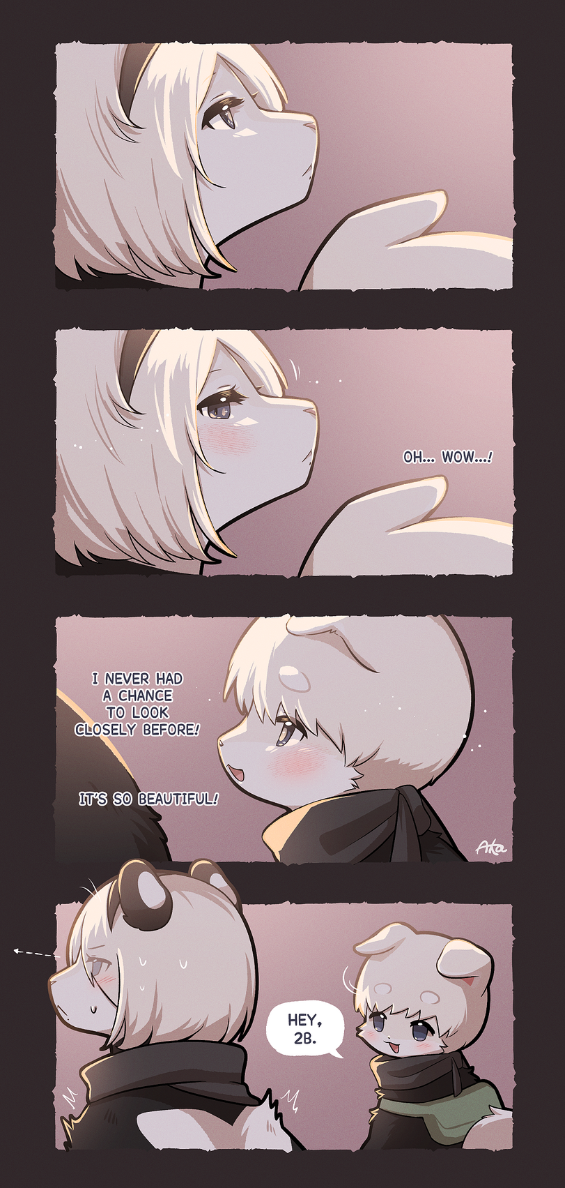 ﻿GliOSELY 1 7 / / и ÁL /,missaka,artist,NieR Automata,Nier (series),Игры,YoRHa No.2 Type B,YoRHa No.9 Type S,YoRHa No.2 Type A,Pod (Nier Automata),Игровой комикс,комиксы без перевода,щенок,снежный барс,леопард,missaka,artist,NieR Automata,nier (series),games,YoRHa No. 2 Type B,yorha no.9 type