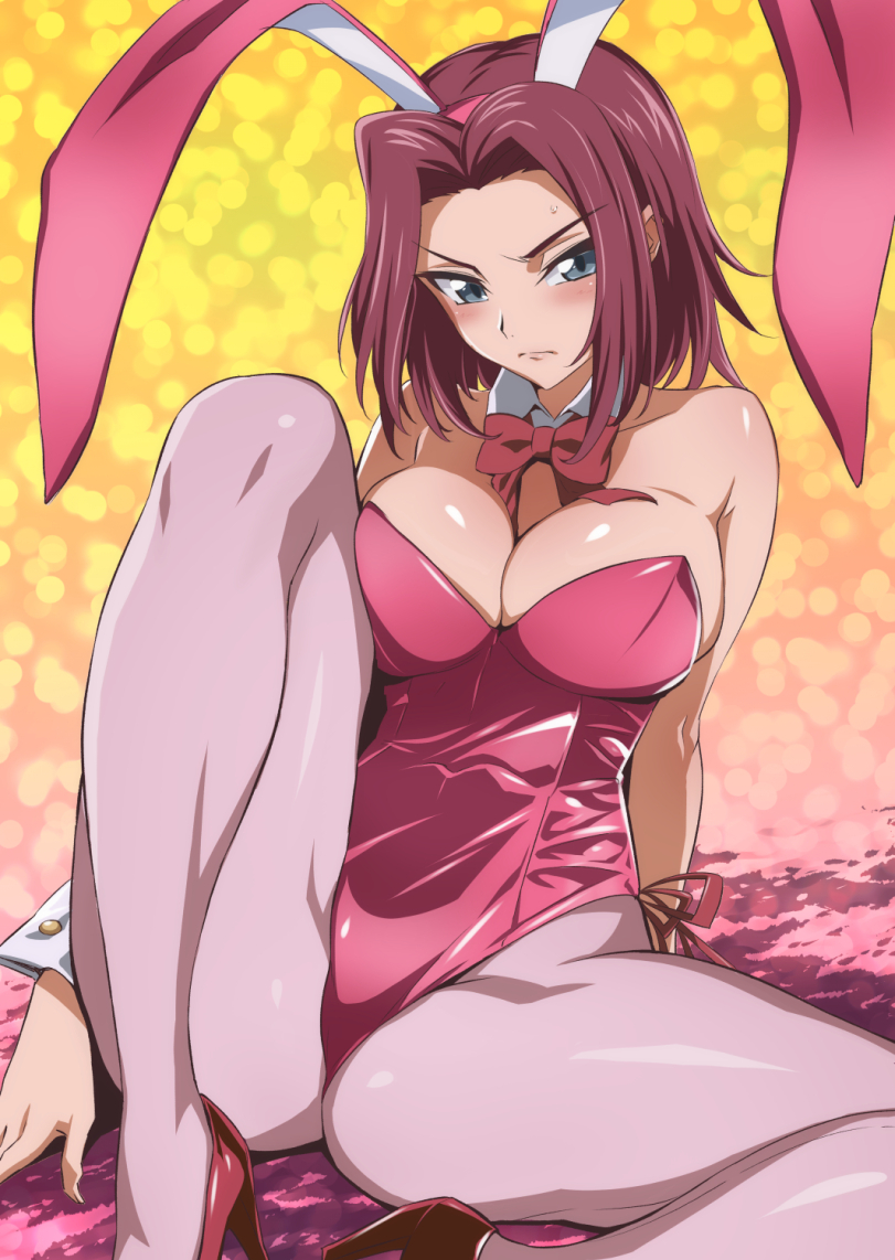 nakahira guy,Anime Artist,Аниме арт, Аниме-арт,artist,Anime,Аниме,фэндомы,Bunnysuit,Anime Ero,Взрослые Няшки,Kallen Stadtfeld,Code Geass,Код Гиас,Anime Unsorted