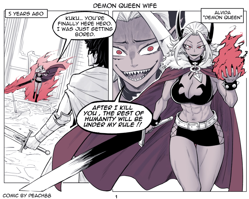 ﻿D6MON QUEEN WIPE COMIC ßy P6ACH8S 1,pcmaniac88,artist,Demon King GF,Demon King Alvida,demon,Fantasy race,Demon Girl,Monster Girl,Monster Musume, Mamono Musume, monmusu,арт барышня,арт девушка, art барышня, art girl,art,арт,Смешные комиксы,веб-комиксы с юмором и их переводы,без перевода