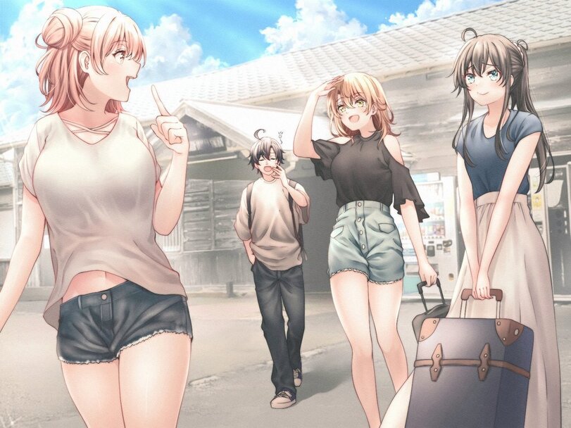red hayao,OreGairu,Yahari Ore no Seishun Love Come wa Machigatteiru,Anime,Аниме,фэндомы,Hikigaya Hachiman,Yukinoshita Yukino,Yuigahama Yui,Yui Yuigahama,Isshiki Iroha,red hayao,OreGairu,Anime,fandoms,hikigaya hachiman,yukinoshita yukino,yuigahama yui,isshiki iroha,Anime Unsorted,Anime Unsorted