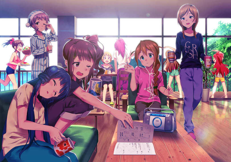 ﻿Ч. b V ' 1 \ \| v^\\№ mill ¥ 1 *« 1^ т i f 11 1 Н И А. ЩАМ',satake minako,Anime,Аниме,baba konomi,fukuda noriko,kitakami reika,kousaka umi,maihama ayumu,Makabe Mizuki,momose rio,oogami tamaki,Yokoyama Nao,смог,Anime Artist,Аниме арт, Аниме-арт,sonsoso,Idolmaster,Idolmaster Cinderella
