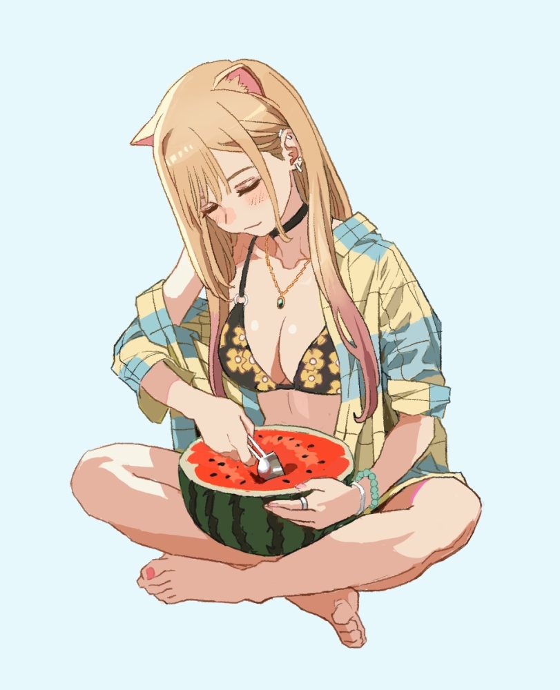 shiren (ourboy83),shiren,Anime Artist,Аниме арт, Аниме-арт,artist,Kitagawa Marin,Sono Bisque Doll wa Koi wo Suru,Anime,Аниме,фэндомы,Anime Ero,Взрослые Няшки,nekomimi,Animal Ears (Anime),Kemonomimi, Девушки с ушками, Anime Ears,Anime Piercing,shiren (ourboy83),Anime Art,artist,kitagawa marin,sono