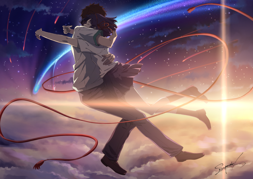 superciderx,Anime,Аниме,Tachibana Taki,Таки Татибана,Miyamizu Mitsuha,Мицуха Миямидзу,Kimi No Na Wa,Твоё имя,Anime Artist,Аниме арт, Аниме-арт,artist,superciderx,Anime,fandoms,tachibana taki,miyamizu mitsuha,kimi no na wa,Anime Art,artist,Anime Unsorted,Anime Unsorted