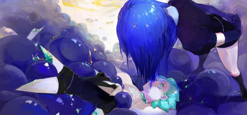 xiaoxiaoguguzi,Phosphophyllite,Фосфофиллит,Houseki no Kuni,Страна Самоцветов,Anime,Аниме,фэндомы,Lapis Lazuli (Houseki no Kuni),Ляпис-лазурь,xiaoxiaoguguzi,Phosphophyllite,Houseki no Kuni,Anime,fandoms,lapis lazuli (houseki no kuni),Anime Unsorted,Anime Unsorted